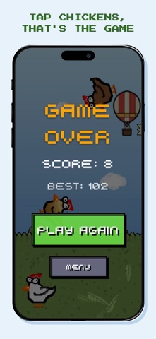 Chicken Juggle: Tap Arcade iPhone screenshot