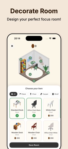 FocusOffice: Study Together iPhone screenshot