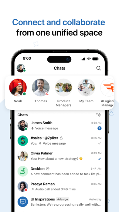 Zoho Cliq - Team Communication Screenshot