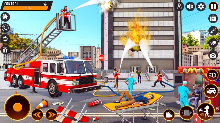 Emergency Fire Truck Game 911