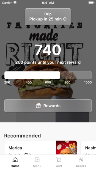 Drip - PA iPhone screenshot 1 - Food & Drink app