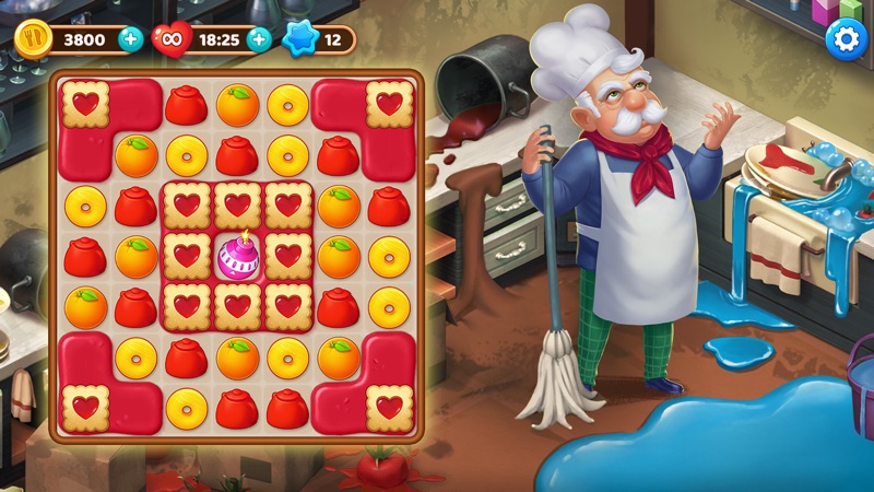 Manor Cafe: juegos de unir 3 screenshot 8