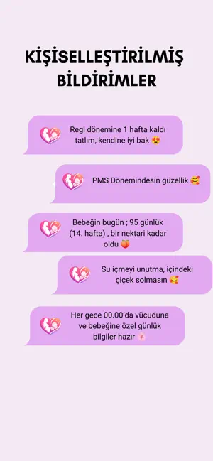 Lavli Regl, Gebelik, Bebek iPhone screenshot 5