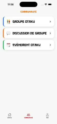 Otaku App screenshot