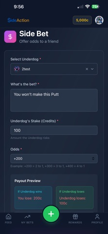 SideAction Bet Screenshot 3 of 9