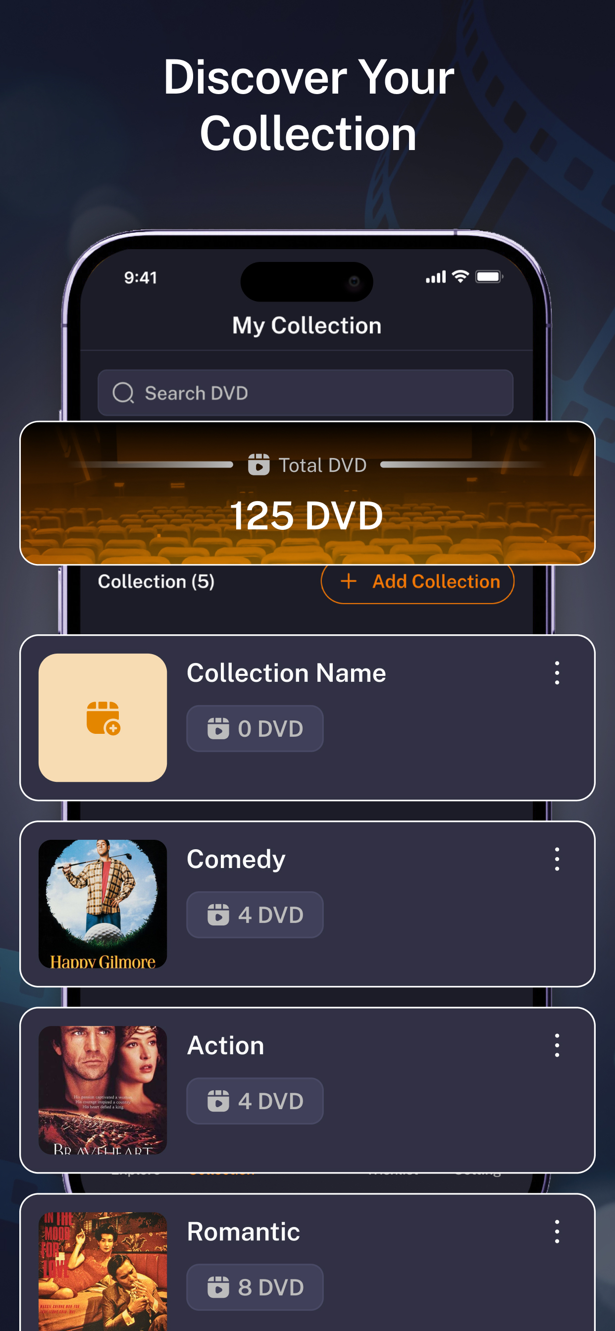 DVD Collection - Movie Tracker