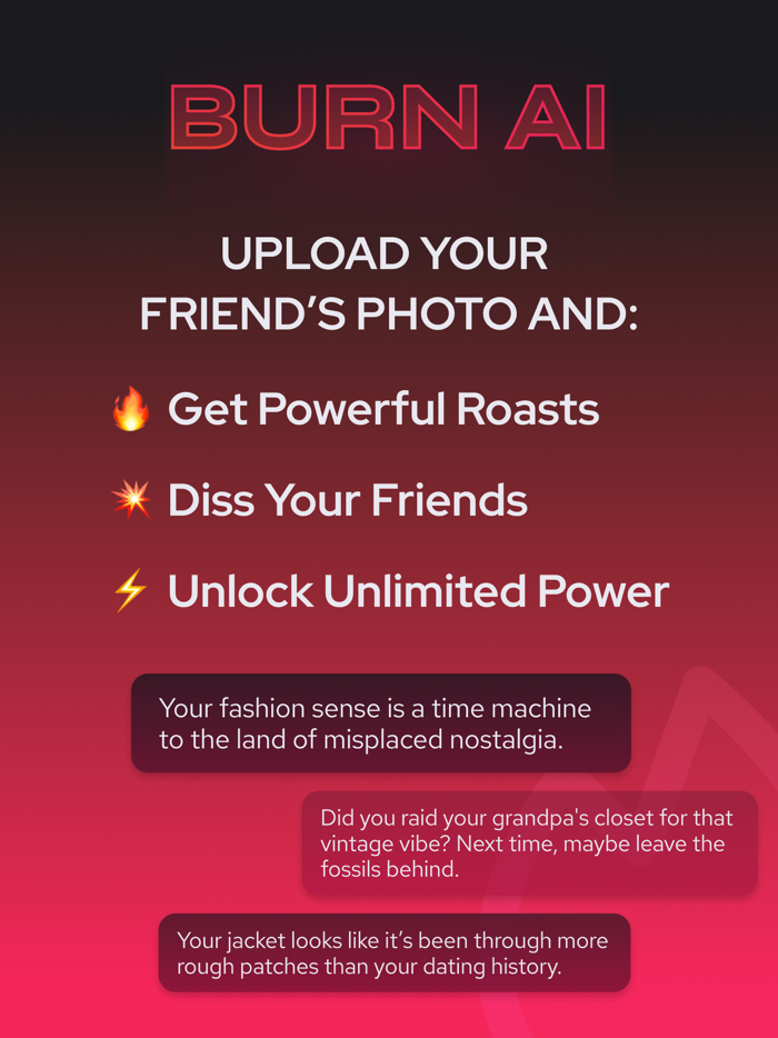 BurnAI Roast Your Friends