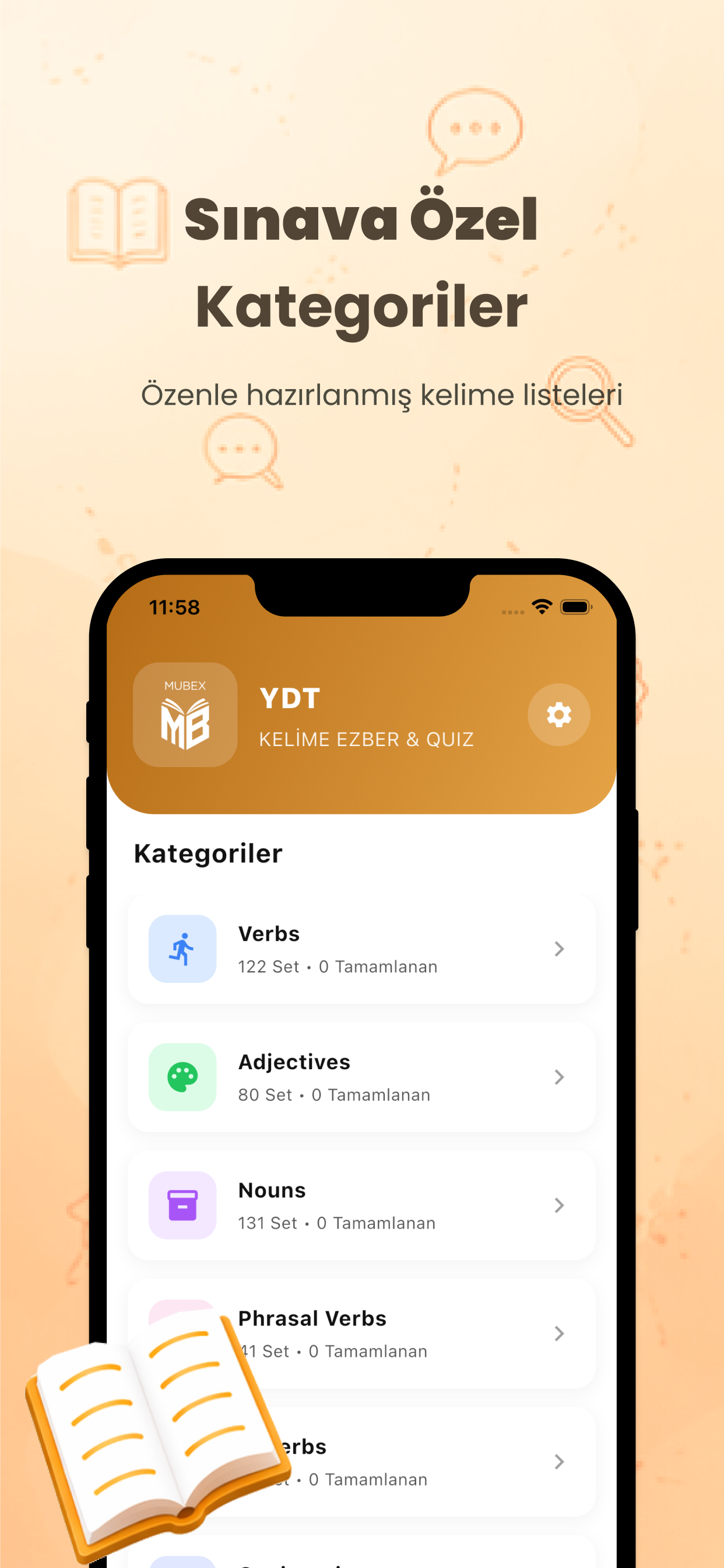 Mubex 2026 YDT Kelime Ezber screenshot 2