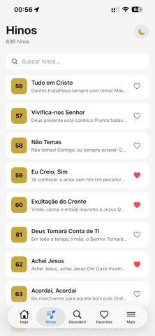 Harpa Cristã: Hinos e Áudio screenshot