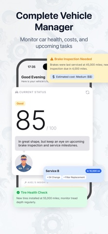 Car Maintenance Tracker - Axel Screenshot 1 of 3