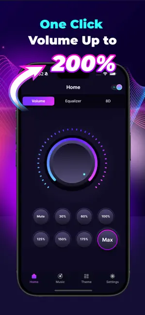 Volume Booster & EQ Amplifier iPhone screenshot 3