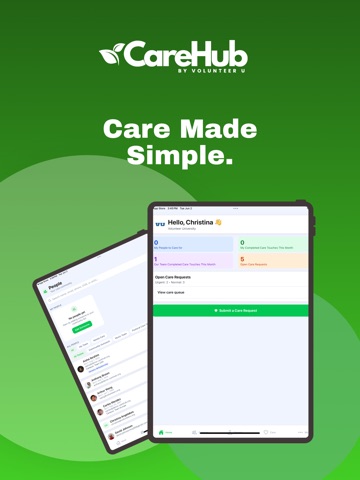 CareHub by Volunteer U iPad screenshot