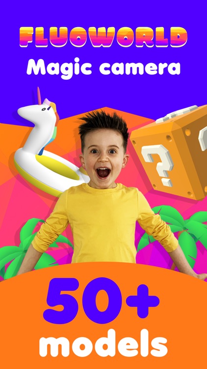 Kids funny filters FluoWorld screenshot-0