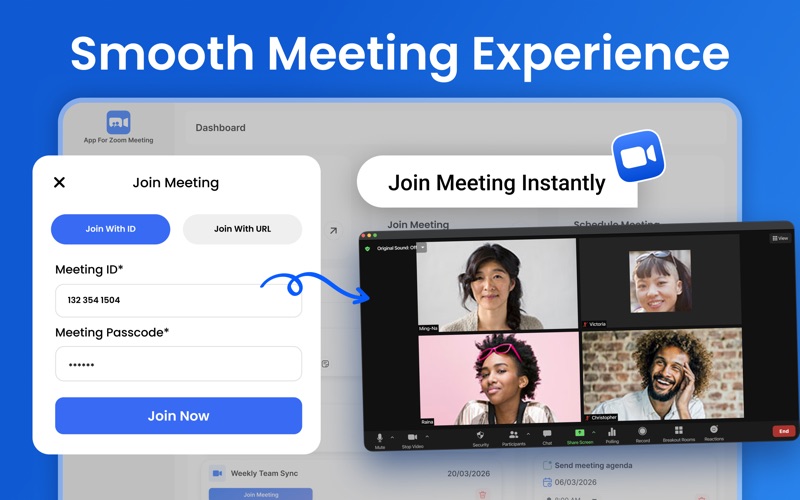Join App For Zoom Meetings iPhone screenshot