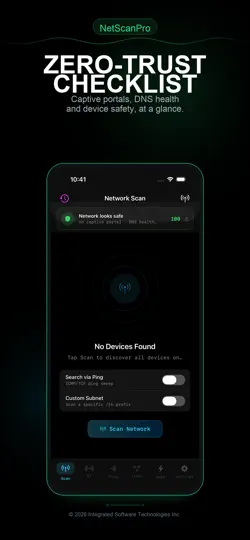 Screenshot von NetScan Pro auf dem iPhone 6