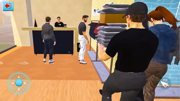 衣料品店シミュレーションゲーム 3D