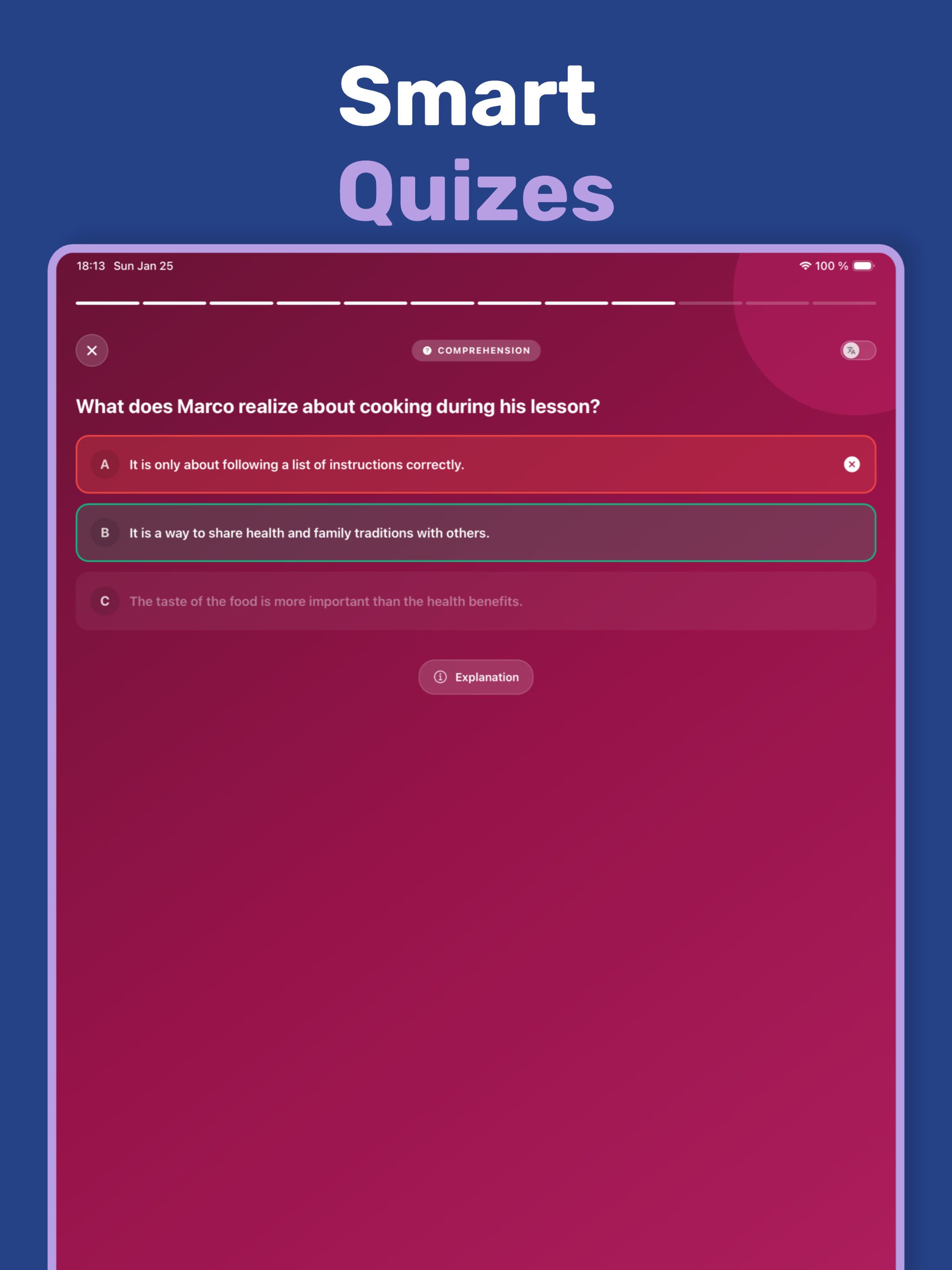 Talaka AI: Learn English