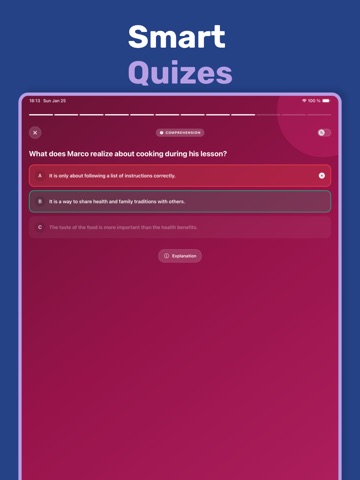 Talaka AI: Learn English iPad screenshot 5