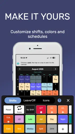 My Shift Planner - Calendar screenshot 8