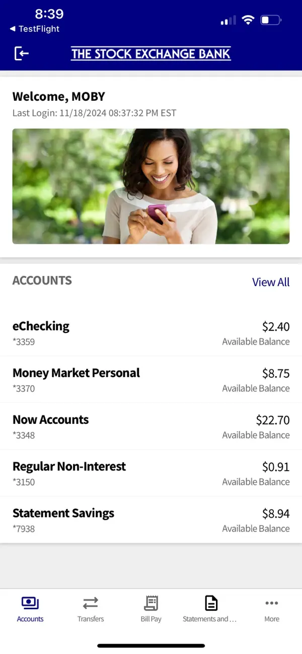 #4. Stock Exchange Bank Woodward (iOS) Με: Stock Exchange Bank