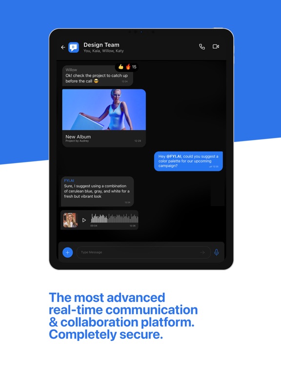 FYI.AI (Focus Your Ideas) iPad screenshot 1 - Productivity app