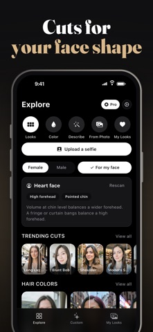 Screenshot 4 of Hairstyle Try On AI - Coifly App