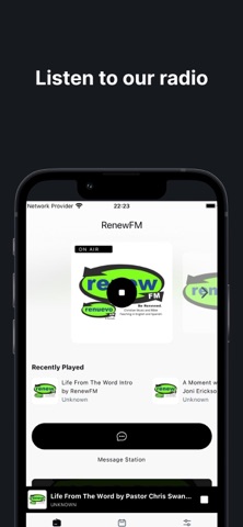 RenewFM screenshot