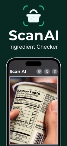 Ingredient Checker ScanAI Screenshot 1 of 9