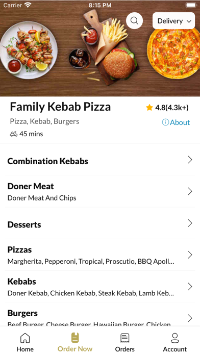 Family Kebab House Chesterton Screenshot