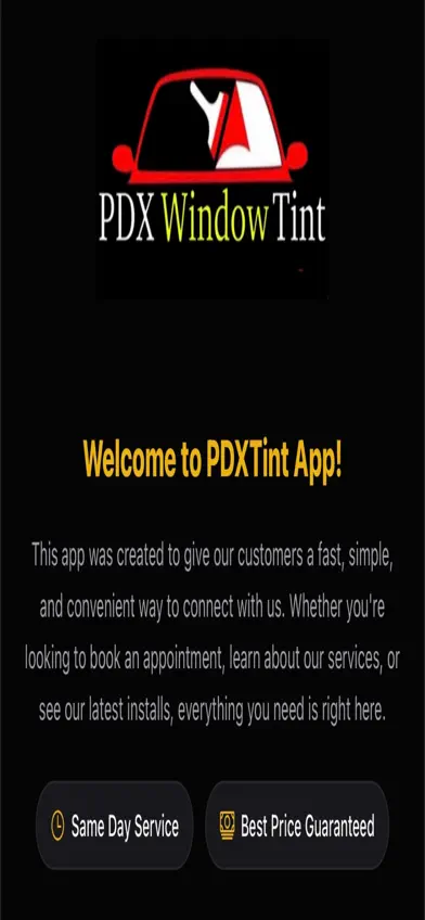 PDX WINDOW TINT screenshot 1