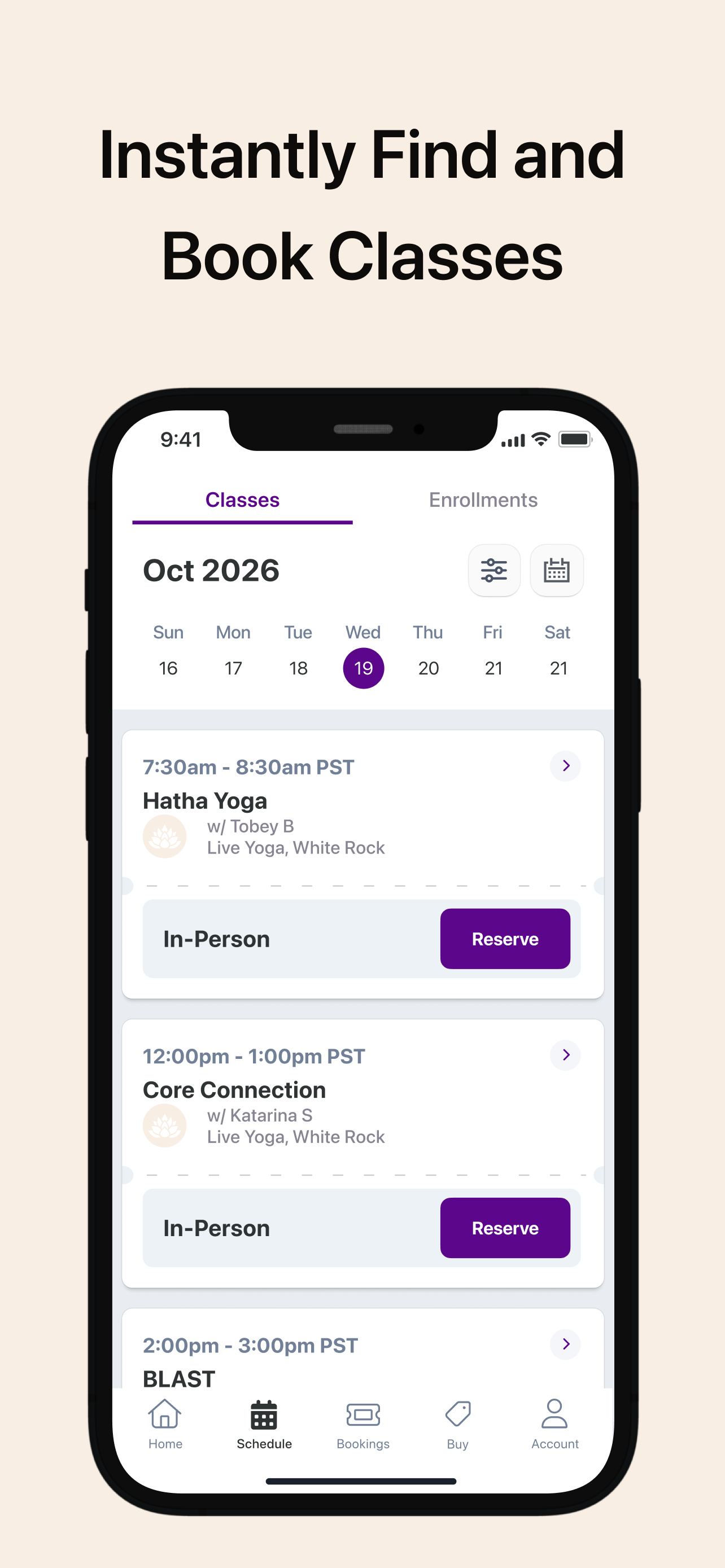 Live Yoga App screenshot 3