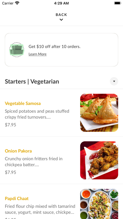 App screenshot