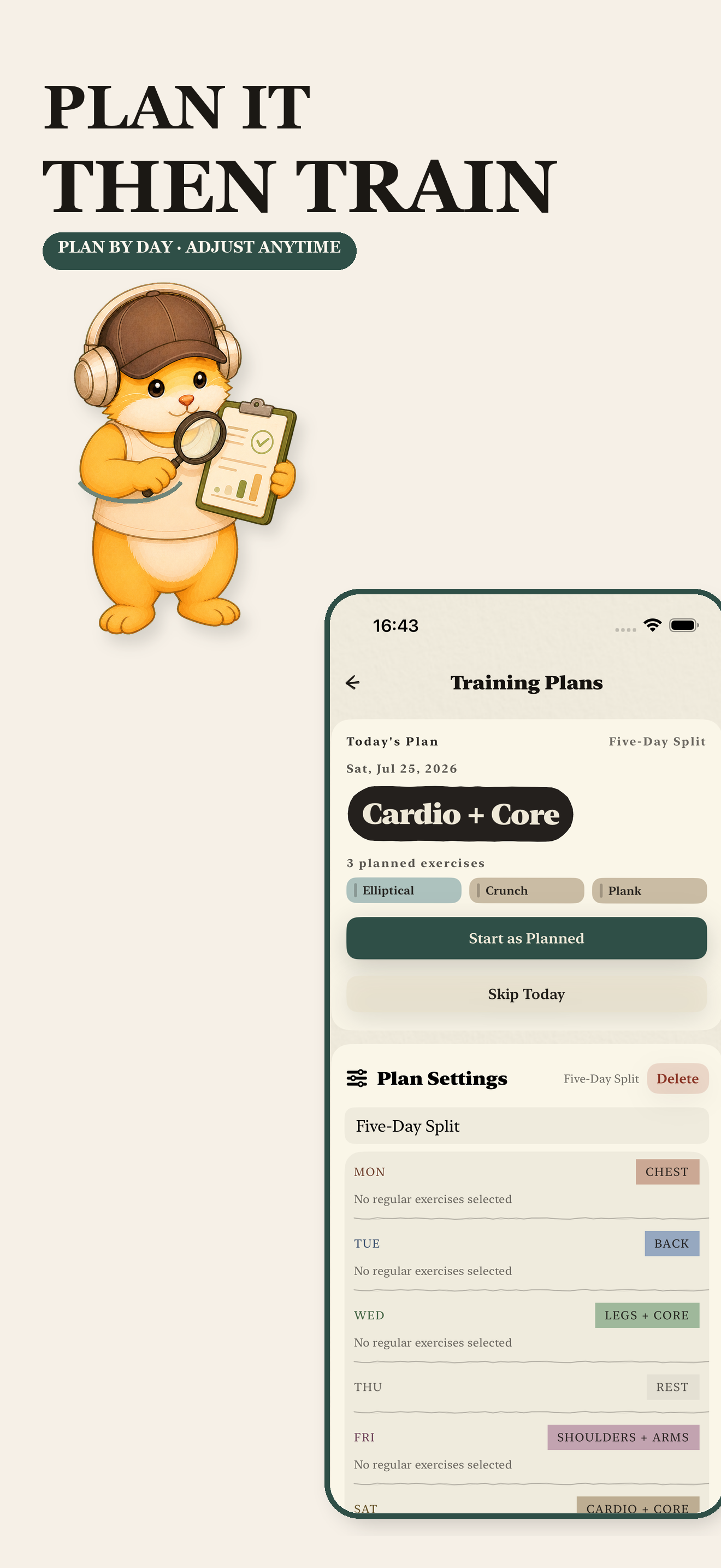 Today's Training: Workout Log screenshot 4
