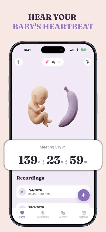Baby Heartbeat Monitor App Pro screenshot 2 of 7