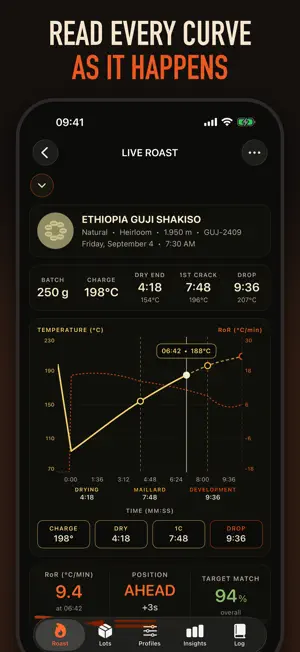 Coffee Roasting Log & Curve screenshot 2