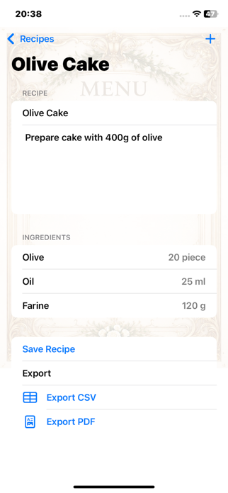 iCookingRecipe Screenshot 4 of 4