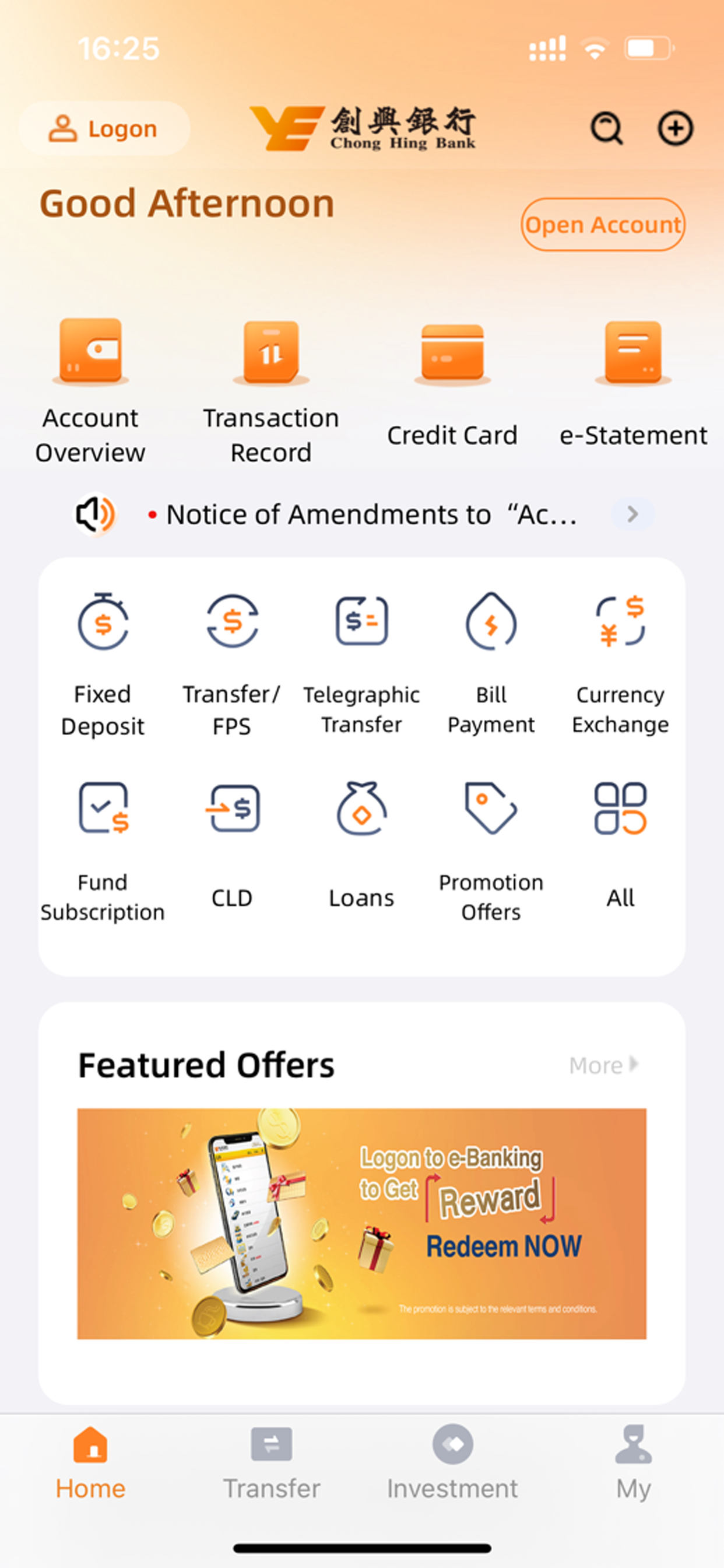 Chong Hing Mobile Banking