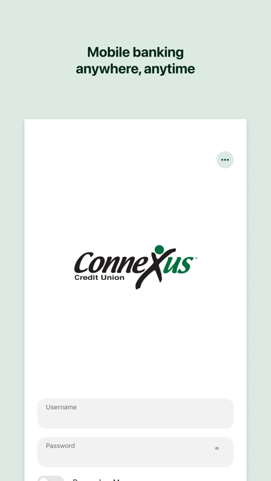 Screenshot #1 pour Connexus CU Mobile App