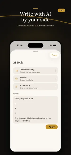Folio: Journal & Reflection screenshot 2