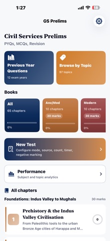 UPSC GS Prelims Quiz screenshot