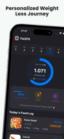 FatToFit - Food Scanner Screenshot 1 of 6