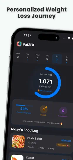 FatToFit - Food Scanner iPhone Ekran Görüntüsü 1