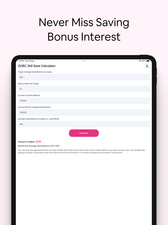App screenshot