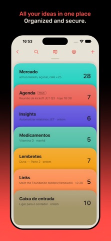meew – AI voice notes iPhone screenshot
