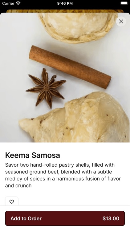 Taj Mahal Homestyle Indian