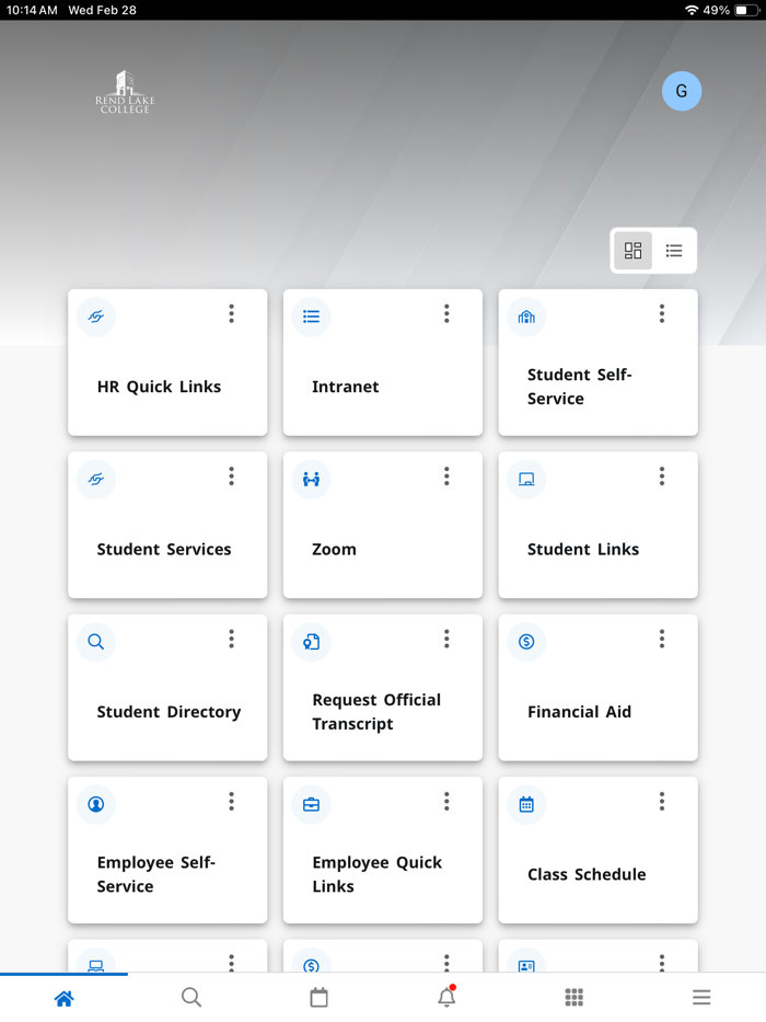 Rend Lake College myRLC new