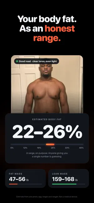 ShredCast: AI Body Fat Scanner screenshot 2