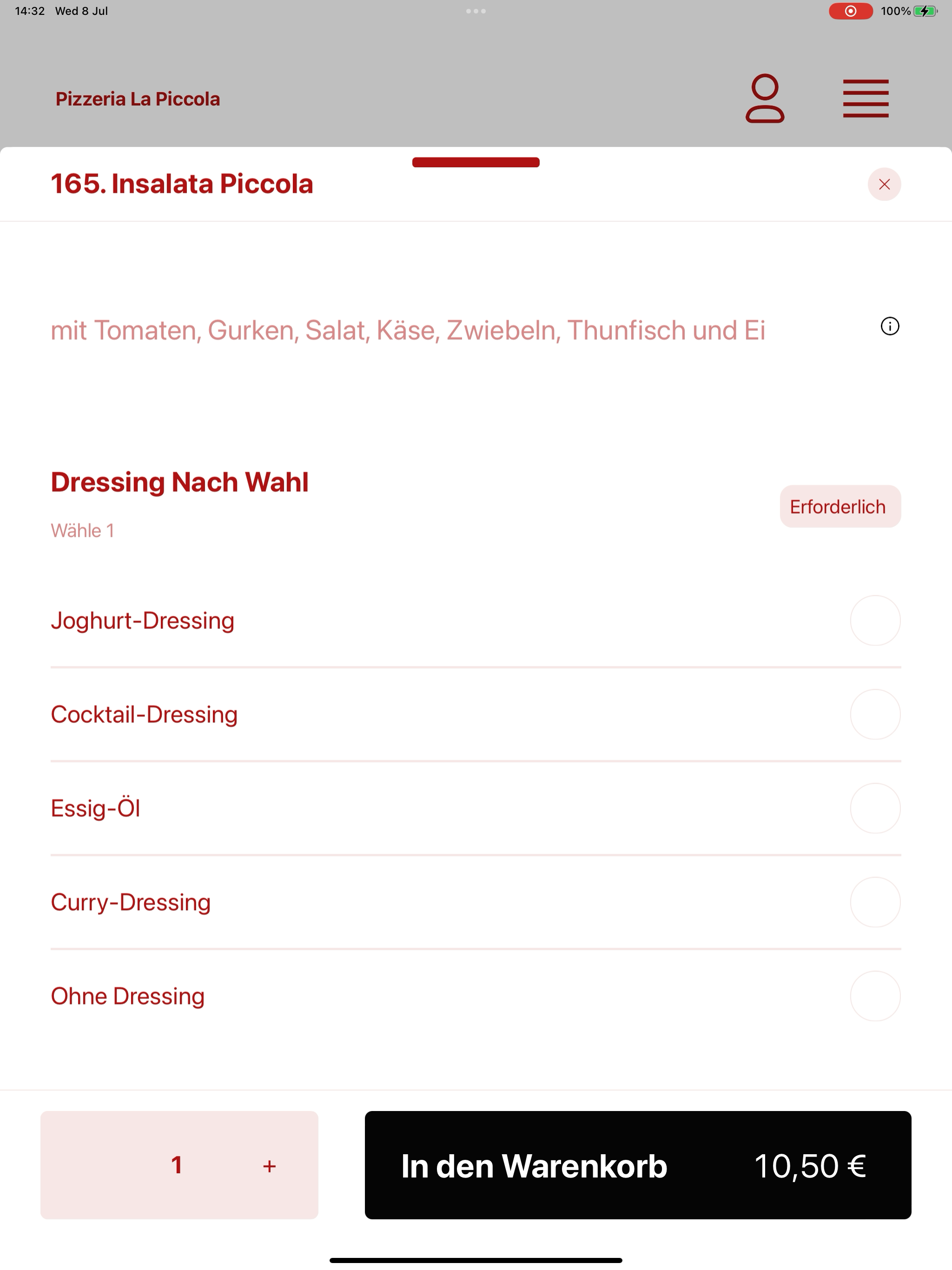 Pizzeria La Piccola Ascheberg screenshot 14