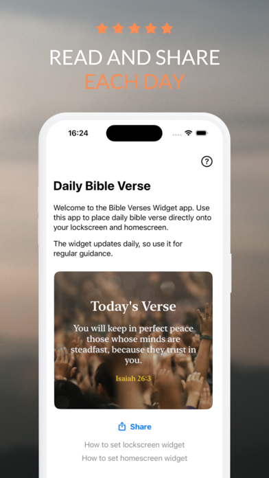 Daily Scripture Bible Verses Screenshot