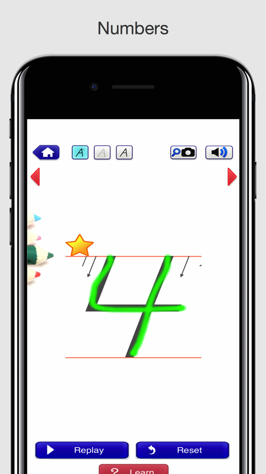 #4. School Fonts - Learn to write (iOS) By: demografix pty ltd